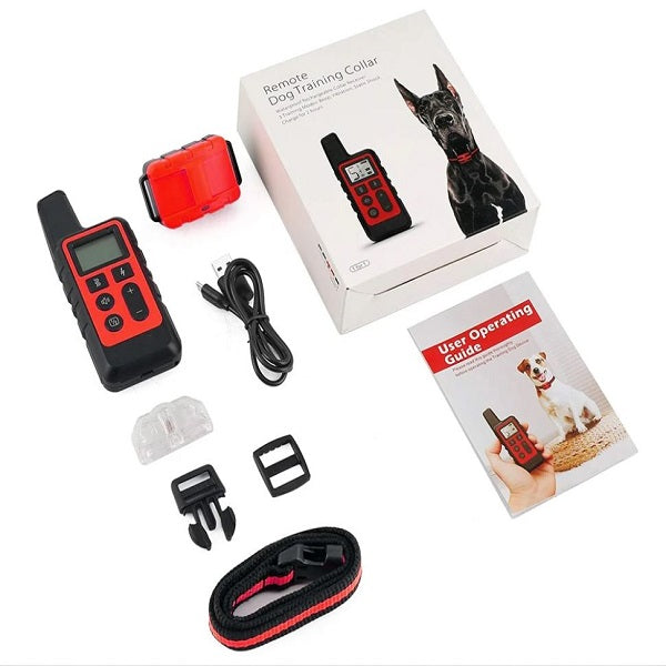 BARKAHOLICS® BH150R Remote Dog Training Shock Collar 1-2 Dogs 500m S/M - BARKAHOLICS®