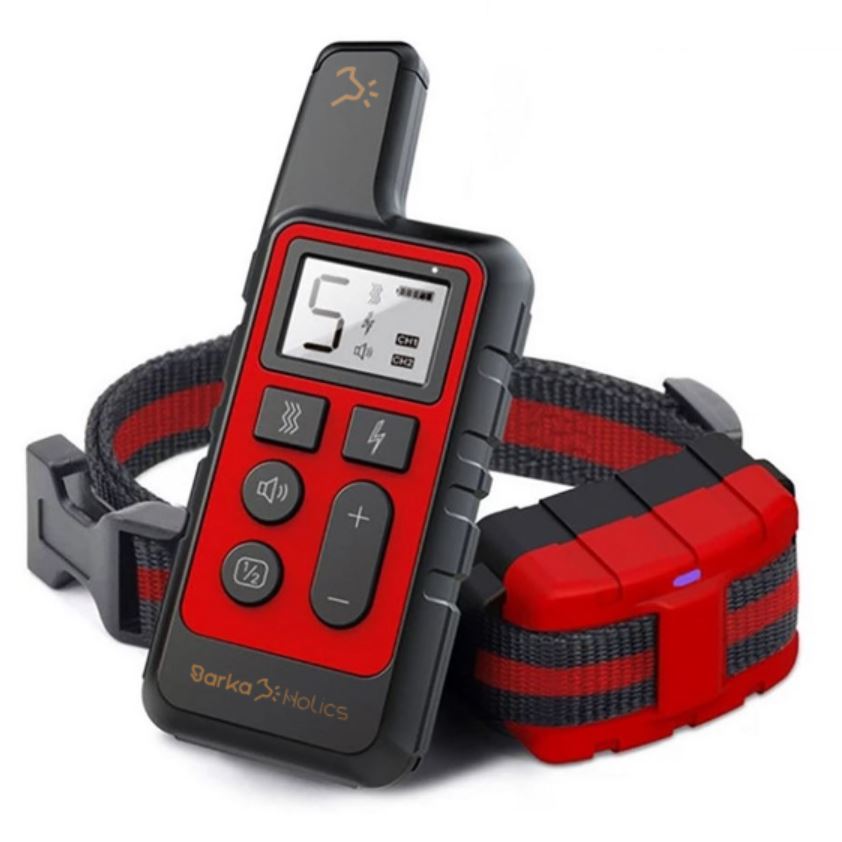 BARKAHOLICS® BH150R Remote Dog Training Shock Collar 1-2 Dogs 500m S/M - BARKAHOLICS®