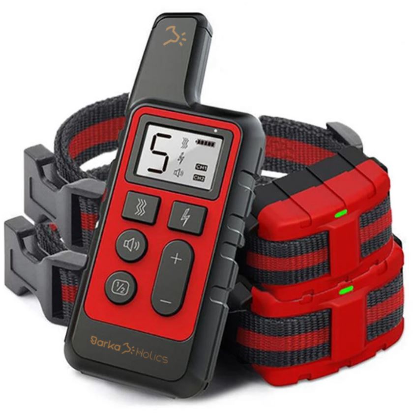 BARKAHOLICS® BH150R Remote Dog Training Shock Collar 1-2 Dogs 500m S/M - BARKAHOLICS®